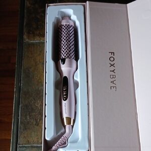 FoxyBae White and Gold Hair Brush Styler